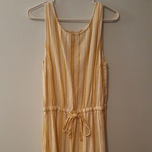 Mustard Striped Sundress